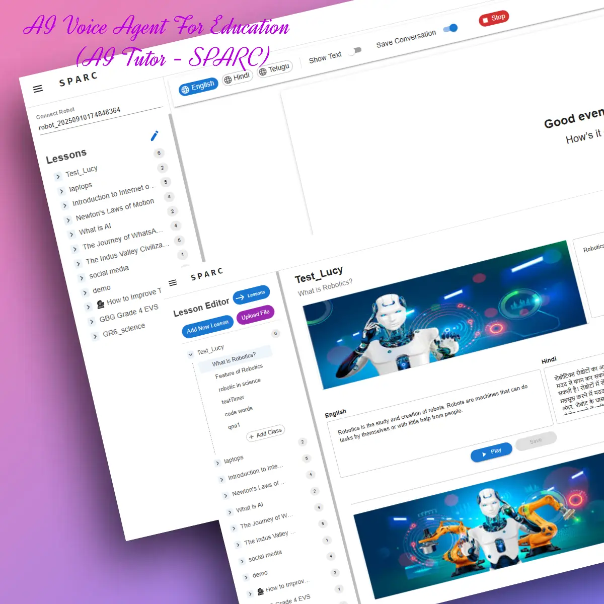 Portfolio, Screenshot von einer Webseite, Studio Bruch Architekten